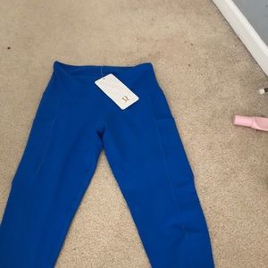 blue lululemon leggings